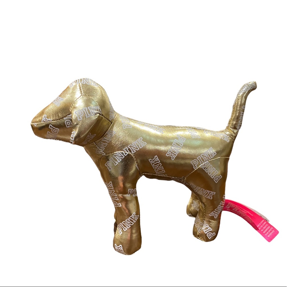 Victoria’s Secret PINK Gold Plush Dog (2014)